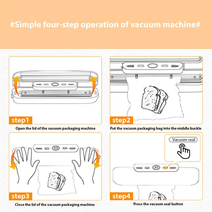 Máquina de embalagem para alimentos a vácuo